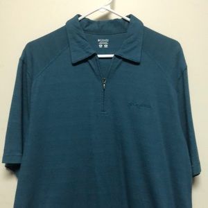 EUC Columbia quarter zip polo